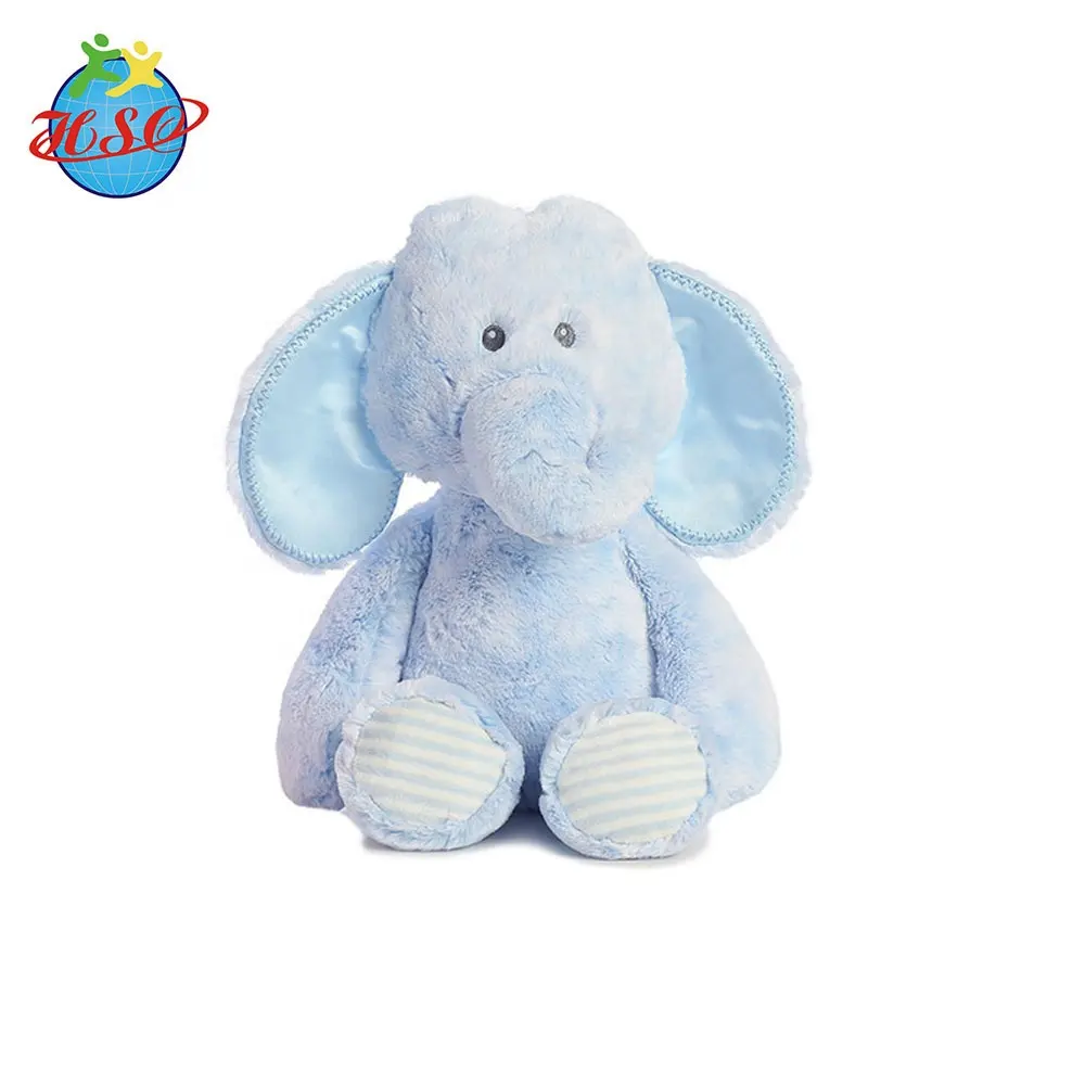 con las orejas grandes barato al por mayor de los niños de dibujos animados suave lindo bebé juguetes de peluche de elefante