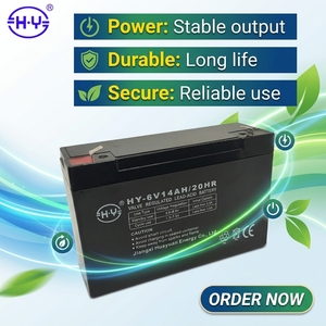Paquete de Baterías de 6V al por Mayor, Baterías Recargables de Gel Solares de <span class=keywords><strong>6</strong></span> <span class=keywords><strong>Voltios</strong></span> y 14ah <span class=keywords><strong>para</strong></span> UPS - Product Image 1