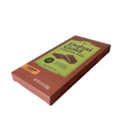 Boîtes en papier rigide personnalisées de luxe avec laminage brillant, gaufrage et doublure en éponge pour emballage de bougies/chocolats de 16x8x2,5 cm