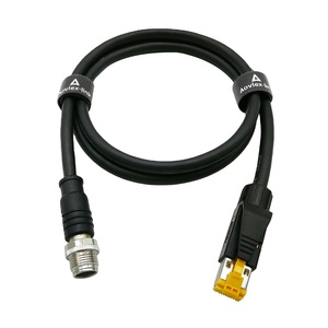M12 kết nối 8 pin x mã để RJ45 CAT6 gige Ethernet Cáp công nghiệp máy ảnh máy tầm nhìn Cáp - Product Image 3