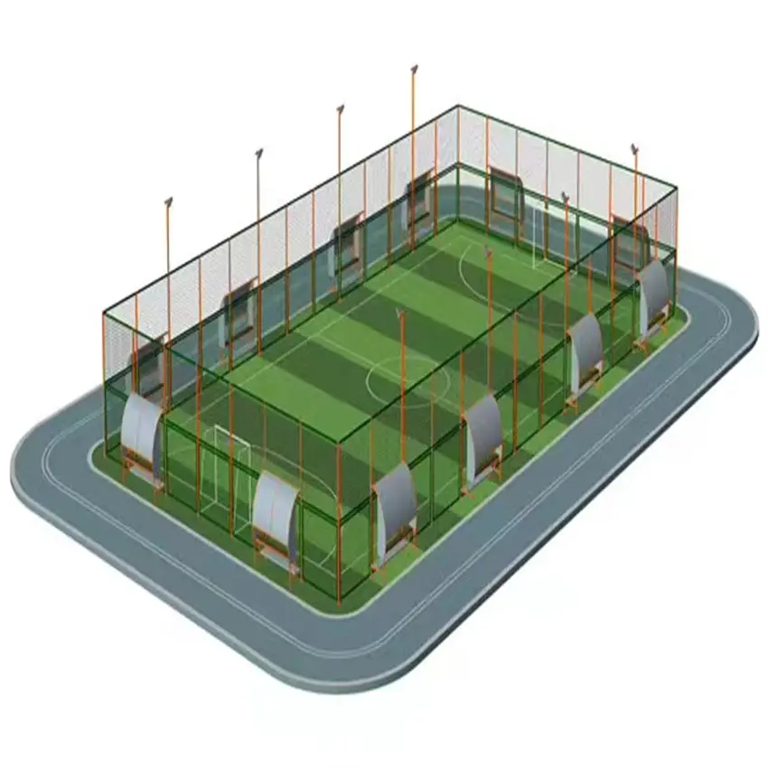 Doğal sentetik çim açık oyun suni çim halı futbol ve Futsal mahkemesi tenis mahkemesi ekipmanları futbol eskrim alan