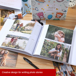 อัลบั้มรูปภาพคุณภาพสูงขนาด 4x6 นิ้ว กันน้ำ ทนทาน 200 ช่อง <span class=keywords><strong>50</strong></span> หน้า ปกแข็ง หน้า PP สำหรับเด็ก ครอบครัว ท่องเที่ยว - Product Image 2