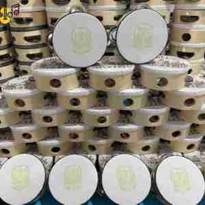 Tambourin d'invité de <span class=keywords><strong>mariage</strong></span> solide et durable personnalisé en gros église <span class=keywords><strong>Bible</strong></span> têtes artificielles faveurs de fête en bois - Product Image 2