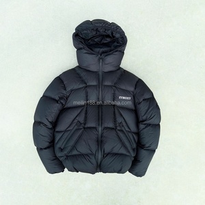 Custom Design Winter Wear <b>Warm</b> Oversized Puffy Puffer <b>Jackets</b> <b>Men</b> Streetwear Hoody Down Coat Lightweight Waterproof Down <b>Jackets</b> - Product Image 4