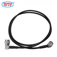 Câble d'extension d'antenne RF Pigtail 50 Ohms TNC Mâle 90 Degrés vers BNC Mâle à Angle Droit pour RG-58/U RG223 LMR195 LMR200 RG174 RG316