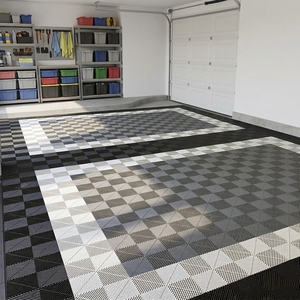 Dalles de <span class=keywords><strong>garage</strong></span> antidérapantes en PP emboîtables 40x40cm, design chinois, épaisseur 18mm, pour <span class=keywords><strong>garage</strong></span>, atelier, hôpital - Product Image 3