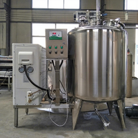 Réservoirs de stockage en acier inoxydable ZonFun 304L/316L pour le traitement du lait