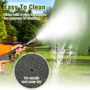 <span class=keywords><strong>Gazon</strong></span> <span class=keywords><strong>synthétique</strong></span> de 38 mm pour terrain de football, tapis d'herbe artificielle pour l'aménagement paysager et l'utilisation en jardin, doux et écologique - Product Image 4
