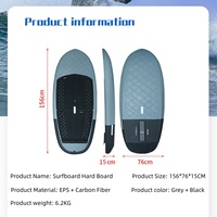 Planche de surf hydrofoil en fibre de carbone EPS, planche à foil sans moteur, planche de kitesurf, wakeboard, portable, écologique, EVA