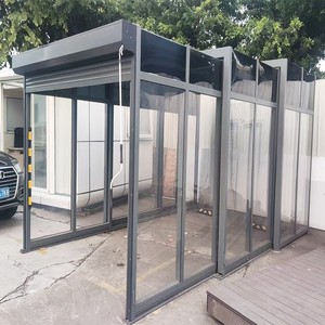 Auvent pliable télescopique pour voiture, abri de jardin, volet roulant extérieur, garage de villa pliable manuel en alliage d'aluminium - Product Image 2