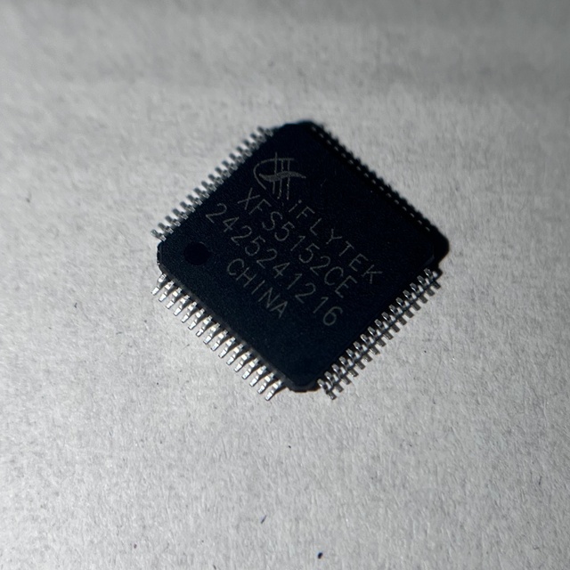 XFS5152CE Voice Processing IC Offline Speech Synthesis Recognition 3.3V Text-to-Speech and Codec Chip for Embedded AI Devices