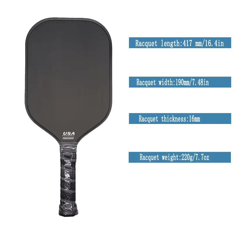 Sợi Carbon pickleball mái chèo thermoformed lõi tổ ong chuyên nghiệp crbn cùng một mô hình pickleball vợt