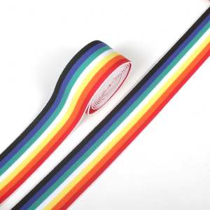 Fabricante Profesional de Cintas Elásticas de Nailon, Poliéster y Látex JACQUARD, Cintas Elásticas Teñidas con Hilo, Cintas Elásticas para Cintura - Product Image 1