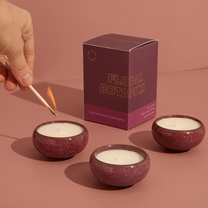 AIKUN Romantique Richement Bougie en Céramique Cire de Soja Fleurs Fruits Bois Bougie Parfumée en Ébène pour Yoga Méditation et Veillée - Product Image 3