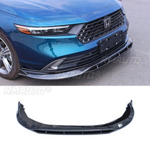 <b>Car</b> Front Bumper Lip <b>Diffuser</b> Spoiler Glossy Black Modification Part <b>for</b> Honda 11th Gen Accord 2023 Bumper Protector Body Kit - Product Image 3
