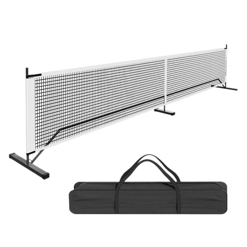 Outdoor Portable Durable Eco-Friendly Waterproof Honeycomb Core Pickleball Net Adjustable Wheel Net Heights Oxford Fabric Carry