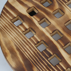 Houten plantenstandaard voor buiten, met wielen, plantenkar, plantenwagen, plantendolly voor zware planten. - Product Image 6