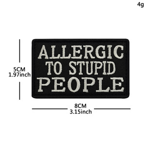 Accessoires de films et séries télévisées européennes et américaines : Patchs tactiques brodés faits main, Badges de moral pour fans, à coudre sur chapeaux en tissu non tissé - Product Image 5