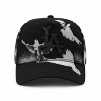 Nouvelle Arrivée Casquette Barbas G5 Y2K Sportive avec Broderie Métallique et Logo Étoile Croix 77 en Strass – Vente Flash