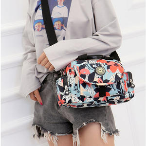 Nouveau sac à main pour femme, sac à bandoulière pour voyage en plein air, sac à main décontracté en toile Oxford imprimé, fermeture éclair, doublure en nylon, quotidien - Product Image 2