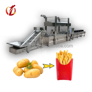 Sản phẩm hot 50kg-2000kg khoai tây chiên đông lạnh máy hoàn toàn tự động khoai tây chiên dây chuyền sản xuất khoai tây chiên làm máy - Product Image 2