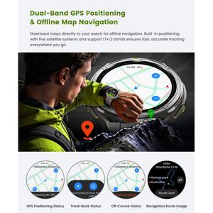 Reloj Inteligente GPS Deportivo para Hombre, Gran Venta 2026, Posicionamiento Preciso, Resistente al Agua 5ATM, Múltiples Modos Deportivos, Asistente de Voz - Product Image 2