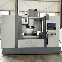 Centre d'usinage vertical VMC1270, haute précision, BT50, 4 axes, commande GSK, équipement de découpe de métaux lourds