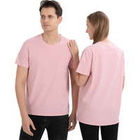 T-shirt à manches courtes et col rond en coton peigné 200g 100% coton, vêtements personnalisés pour hommes, impression sur t-shirt