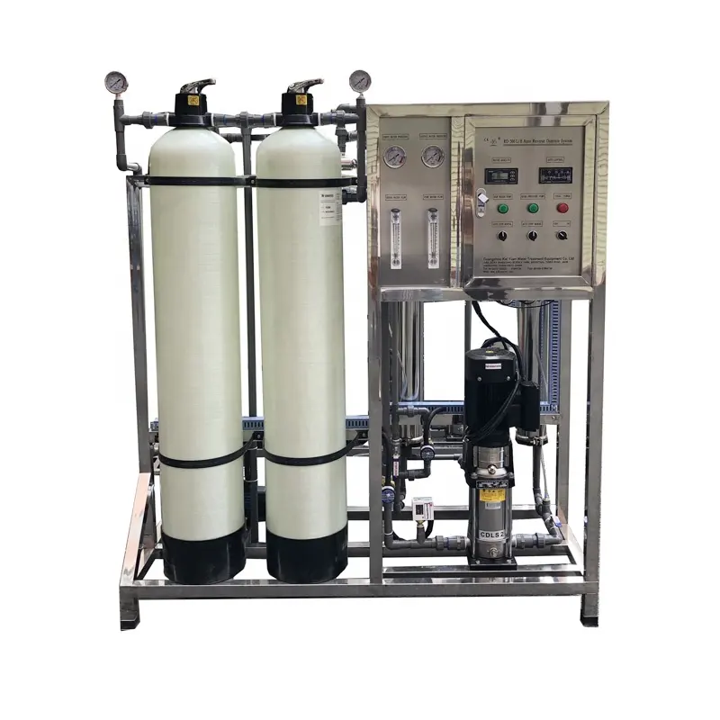 500 Liter Per Hour Whole Home Use Ro Water System Drilling Underground Pure Water Reverse Osmosis Water Treatment Filter Machine