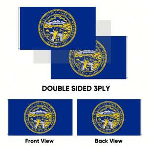 ธงเนแบรสกา ขนาด 3x5 ฟุต ขายส่ง ผ้าโพลีเอสเตอร์ 68D/100D รับผลิตตามสั่ง ทุกประเทศ จัดส่งรวดเร็ว ผู้ผลิตที่เชื่อถือได้ จัดส่งเร็ว - Product Image 4