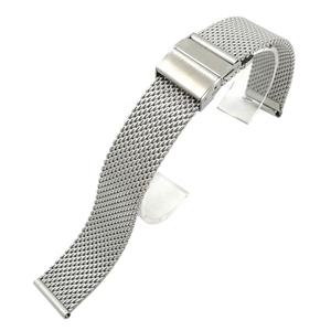 新しい調整可能な交換用シルバーブラックゴールドローズゴールドブルーメッシュミラノステンレススチールスマートウォッチバンド1214 16 18 20 22mm - Product Image 2