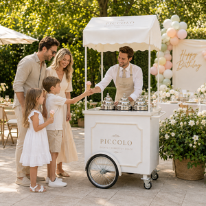 Chariot à desserts de luxe pour mariage Etodevice, chariot mobile personnalisé pour la présentation de bonbons - Product Image 1