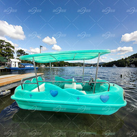 Perahu Bebek Mandarin Listrik untuk 7 Orang, Grosir Pabrik, Perahu Hiburan Taman Air Komersial, Laris Manis