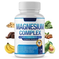 Suplemento Dietético de Glicinato de Magnesio y Malato de Citrato en Cápsulas Duras, 90 Unidades, Mejora la Densidad Ósea, Vitamina