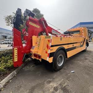 <span class=keywords><strong>Camion</strong></span> de dépannage lourd Sinotruk Howo 16T avec grue intégrée et deux treuils pour le sauvetage d'urgence et le dépannage routier - Product Image 3