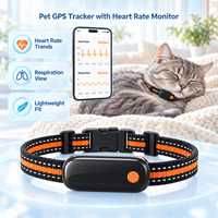 Collier intelligent pour animaux de compagnie QKEE AI avec GPS Tracker, moniteur de fréquence cardiaque AI, positionnement en temps réel 4G LTE, étanche IP67, localisateur pour chien et chat