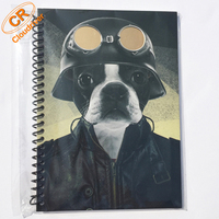 Carnet personnalisé B6/A6 coloré promotionnel en papier et plastique avec reliure spirale, journal scolaire par sublimation, estampage à chaud, logo personnalisé