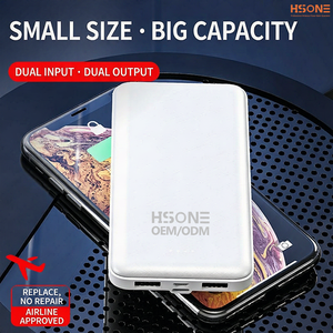 แบตเตอรี่สำรองพกพา 10000mAh ชาร์จได้สองพอร์ต USB Type C ดีไซน์บางเฉียบ เหมาะสำหรับการเดินทางกลางแจ้ง - Product Image 6