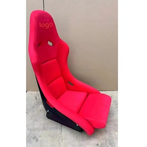 Asientos de Competición Recaro Personalizados en Azul Gamuza con Rieles Individuales - Product Image 1