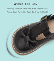 Chaussures d'école pour filles tendance, confortables, résistantes aux rayures, avec sangle réglable, tige en PU respirante et légère, pour toutes les saisons