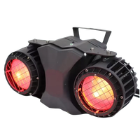 Projecteur de scène DMX étanche 2x100W RGBW COB LED, 2 yeux COB 200W, pour DJ, discothèque, événements et spectacles en extérieur