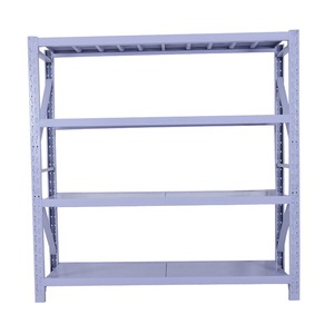 Étagères de stockage d'entrepôt à 5 niveaux faciles à assembler, à vis, légères, protection contre la corrosion, capacité de 200 kg/niveau - Product Image 6