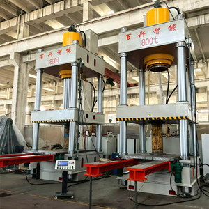 800 toneladas de una sola columna CNC sellos de acero planta de fabricación de prensa hidráulica automática con <span class=keywords><strong>Motor</strong></span> de sistema servo como componente central - Product Image 3