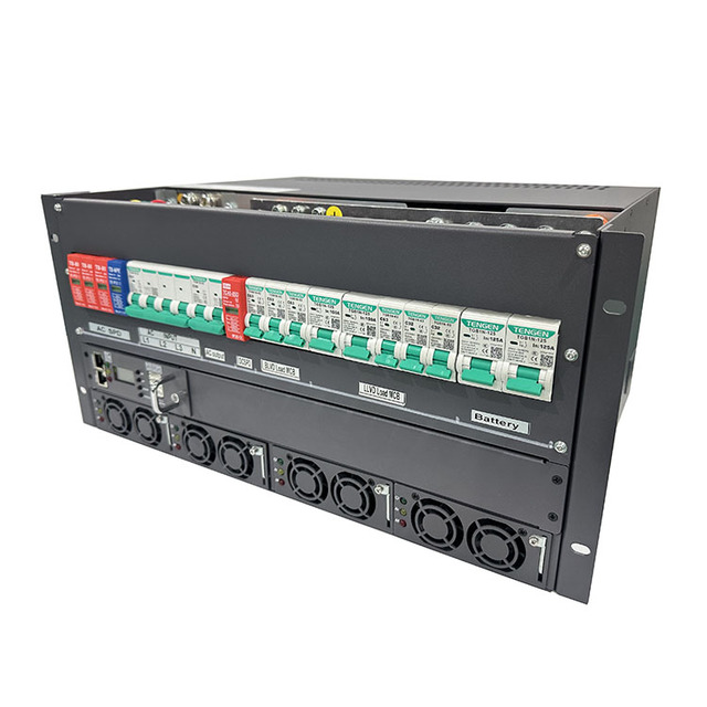High Quality 48V AC-DC Single Rack-mounted Industrial Power Supply 220V Input 200A Output 95% Efficiency