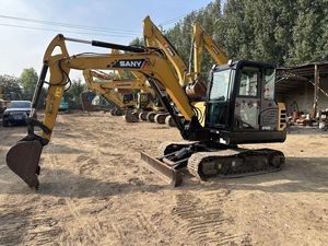 Excavatrice chinoise d'occasion SANY SY55 6 tonnes, 95% neuve, moteur agricole, boîte de vitesses, pompe de terrassement, roulement, certifiée EPA CE - Product Image 2