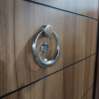 TECHTOP Porte extérieure blindée turque pour la maison Entrée principale Porte métallique en acier inoxydable Autre porte de sécurité