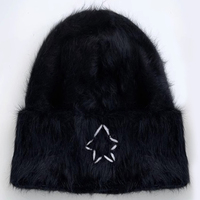Maßgefertigte Wintermützen Beanie-Kappe Fell-Mohair-Nerzmütze für Damen Bucket Winter Kunstfell-Mützen