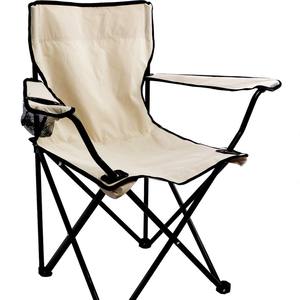 Chaise pliante d'extérieur avec accoudoirs en tissu Oxford, chaise de camping portable pour jardin, pliable rectangulaire 50x50x80cm - Product Image 1