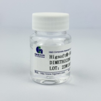 Polydiméthylsiloxane H&G pour shampooing, revitalisant, produits chimiques pour les soins capillaires, liquide visqueux transparent incolore 450 000 à 550 000 CP