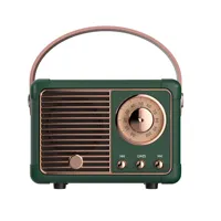 Mini altavoz Multimedia pequeño, Retro, con Radio Fm, color azul